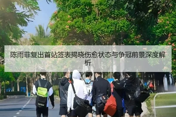 陈雨菲复出首站签表揭晓伤愈状态与争冠前景深度解析